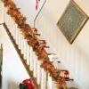 4 Pack 5.2ft Fall Oak Leaf Garlands – Artificial Autumn Foliage for Indoor/Outdoor Thanksgiving & Halloween Decor - Image 3