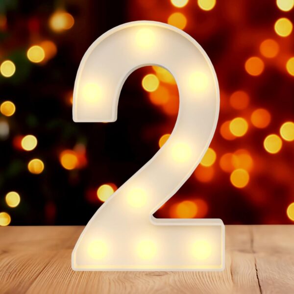 2025 Light-Up Marquee Numbers, New Year's Eve & Party Decorations Centerpiece