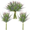 3 Bundles Artificial Lavender Stems for Vase & Wedding Floral Arrangements - Image 4