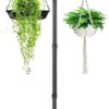 Heavy Duty Indoor Plant Hanger Stand with 4 Hooks for Bedroom, Living Room, Balcony - Image 2