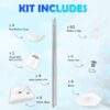 Telescoping Balloon Stand Set – 4 Adjustable Metal Columns for Party Decorations - Image 4