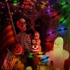 15-Piece Remote-Controlled USB LED Halloween Bats, Color-Changing 3D Wall Stickers for Indoor Decor - Image 2