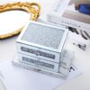 2-Layer Glass Jewelry Box with Drawers, Luxury Storage for Women (Crystal) - Image 2