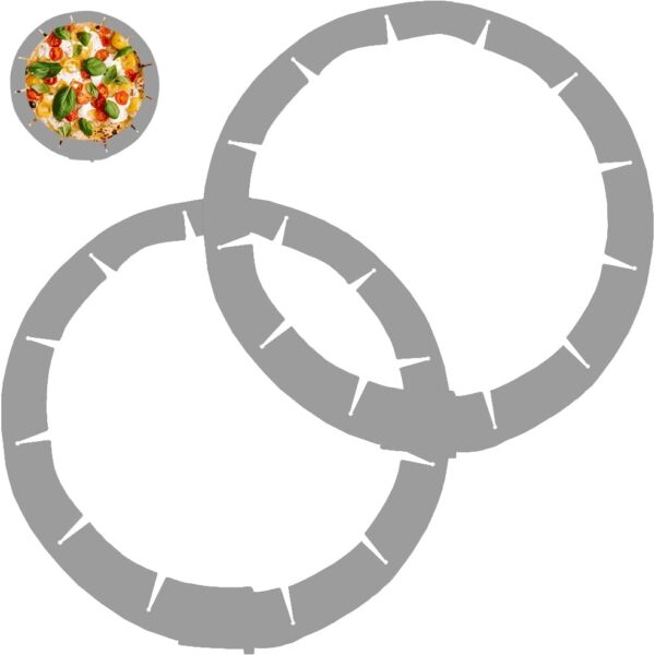 Adjustable Silicone Pie Crust Shield – BPA-Free Protector for 8-11.5" Pies (Halloween/Christmas)