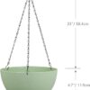 10" Hanging Planters with Drainage & Chain, 2-Pack - Image 4