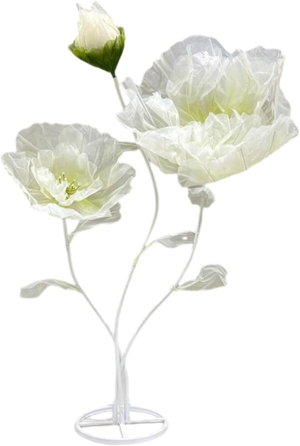 5.5ft Artificial Silk Flowers – Giant Faux Flowers with Stems for Wedding & Photography Decor