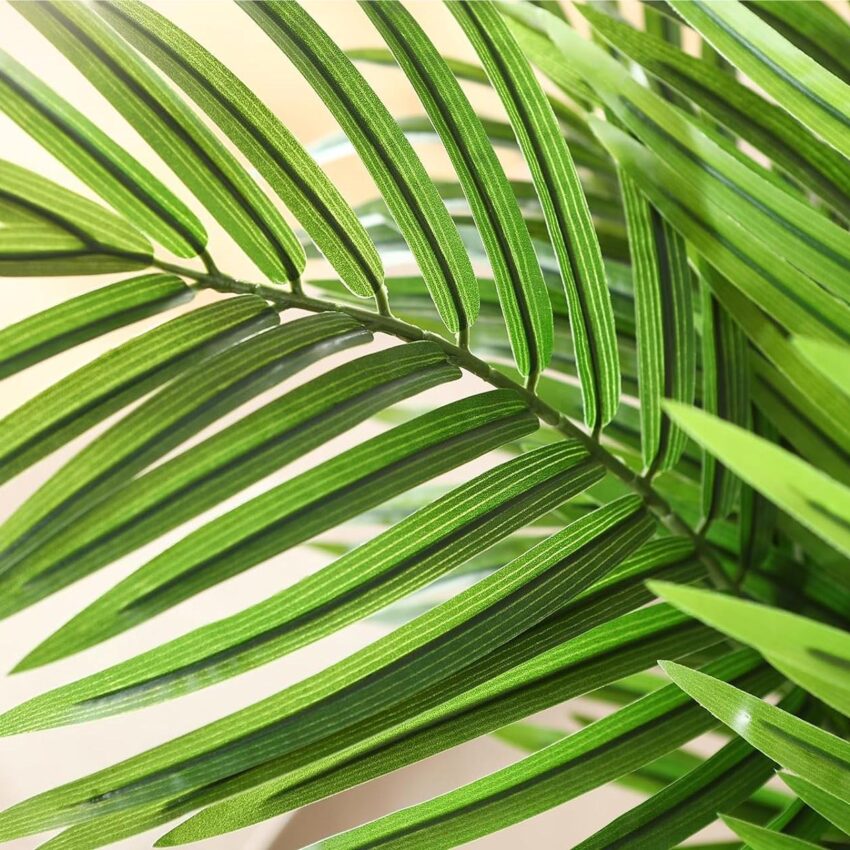 2-Pack 6ft Artificial Areca Palm Trees for Indoor/Outdoor Decor