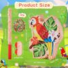 Kids Parrot Piñata with Blindfold Stick Confetti - Image 5