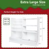 48.6" Wooden Kids Bookshelf with Toy Storage, 3-Tier Sling Bookcase for Nursery & Playroom - Image 4