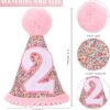 Rainbow Glitter Birthday Cone Hat – for Boys & Girls - Image 4