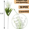 12 Pcs Artificial Lily of the Valley Flowers for Wedding & Garden Decor - Image 4