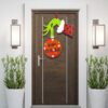 Whoville Thief Hand Wooden Christmas Door Hanger, 13.6" x 16.6" Holiday Decor - Image 2