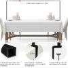 Adjustable Over-the-Table Rod Stand with Clamps, 13"-54" Tall for Wedding & Party Decorations - Image 4