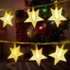 33ft 100-LED Star String Lights – Plug-In with Remote & Timer, Waterproof for Indoor/Outdoor Decor - Image 3
