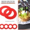 4-Pack Mini Silicone Pie Crust Shields – Protectors for 4.5-6 Inch Pies (Thanksgiving & Baking) - Image 2