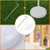2 Sets of 6ft Balloon Stand Kit – Includes Base & Sticks for Party Decorations - Image 3