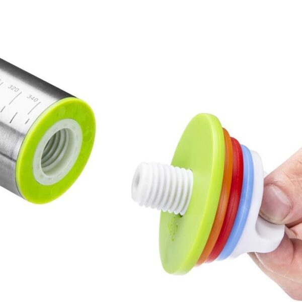 Adjustable Stainless Steel Rolling Pin & Red Pastry Mat Set – Dough Roller with Thickness Rings for Baking