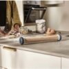 PrecisionPin Adjustable Rolling Pin – 16.54" for Even Dough Thickness and Perfect Baking Results - Image 5