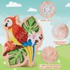 Kids Parrot Piñata with Blindfold Stick Confetti - Image 4