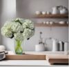 Fresh White Hydrangeas - 10 Stems Farm-Direct by Flores Del Este, Includes Flower Food - Image 2