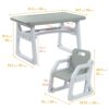 "Toddler Desk & Chair Set – Grey" - Image 5