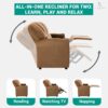 Suri Kids Recliner Loveseat – Toddler Chair with Cup Holders, Push-Back & Adjustable Footrest - Image 3