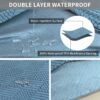 Easy-Going Waterproof Couch Cushion Covers, Stretch Jacquard Furniture Protector for Pets & Kids - Image 3