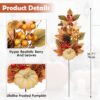 30" Artificial Fall Branches with Pumpkin, Pine Cone & Berries for Autumn Decor - Image 2