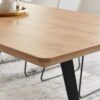 Modern Mid-Century Expandable Wooden Dining Table – Space-Saving & Multifunctional - Image 4