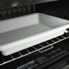 Silicone Baking Dish with Handles – 12.6x9.8x2.1" Rectangular Pan for Lasagna, Cake & More (Grey) - Image 2