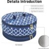 12.5x6" Insulated Pie & Casserole Carrier – Double-Layer Thermal Lunch & Picnic Bag Set - Image 3