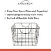 Utility Wire Storage Baskets with Handles, Sturdy Metal Organizer Bins for Kitchen, Pantry, Closet & Garage - Image 3