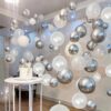 134-Piece Pearl White Balloon Garland Kit – 5" to 18" for Weddings & Parties - Image 4