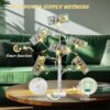 2FT LED Money Tree with 6 Clips & Greeting Cards, Battery/USB Powered Table Centerpiece - Image 3