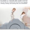 Foam Climbing Toddler Couch with Slide & Stairs, Modular Play Sofa - Image 2