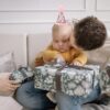 Rainbow Glitter Birthday Cone Hat – for Boys & Girls - Image 2