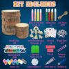 Kids Wooden Painting Kit - Glow in the Dark, Arts & Crafts Gift for Boys & Girls Ages 5-12, Creative Easter Activity - Image 4