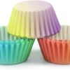 Jumbo Cupcake Liners, 300-Count, 6 Designs (Green-Orange Gradient) - Image 2