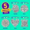Stepping Stones Painting Kit – Unicorn Garden Stones Craft for Kids 6-12, Outdoor Easter & Summer Gift - Image 4