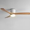 36" Quiet Ceiling Fan with Lights & Remote – White, 6-Speed, Solid Wood Blades - Image 7