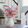 Artificial Flowers with Long Stems – Set of 6 Fake Flowers for Vase Arrangements & Home Decor (Vase Not Included) - Image 3