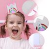 4th Birthday Crown & Party Hat for Girls – Rainbow Tiara, Glitter Accessories & Photo Props - Image 4