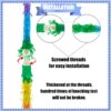 "20'' Rainbow Number 3 Piñata with 30'' Stick, Blindfold & Confetti – Kids Birthday & Fiesta Decor" - Image 4