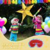 "3-Piece Foil Star Piñata Set with Blindfold & Bat – Birthday, Wedding, Christmas & Cinco de Mayo Decor" - Image 4