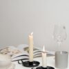 Set of 3 Black Metal Taper Candle Holders with Handle – Farmhouse Style - Image 5