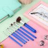 10-Piece Cake Decorating Brushes Set – Food Paint Brushes for Cookies, Fondant & Gum Paste (Blue) - Image 2