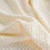 2024 Magic Stretch Sofa Cover – Washable Slipcover for Large Single Seat, Texture White - Image 5