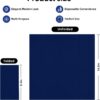 100 PCS Navy Blue Disposable Dinner Napkins – Cloth-Like with Pocket Fold for Weddings, Parties & Bathroom Use (16.5" x 16.5") - Image 2