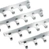 4 Pack Steel Key Hook Holder – Chrome Plated, 131mm x 26mm - Image 3