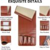 Non-slip Couch Organizer – Leather Armchair Caddy with 5 Pockets for Remote, Keys, Phone - Image 5